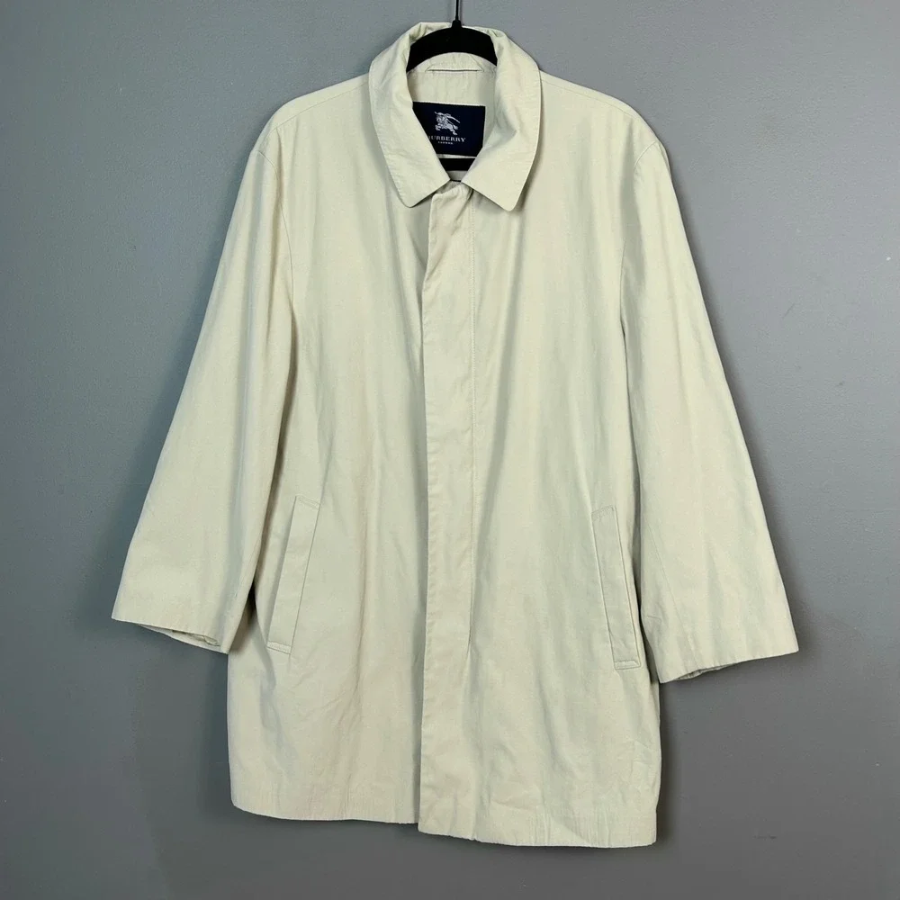 Burberry London Mid-length Trench Coat Men's 48 Tan Heritage‎ Classic Nova Check